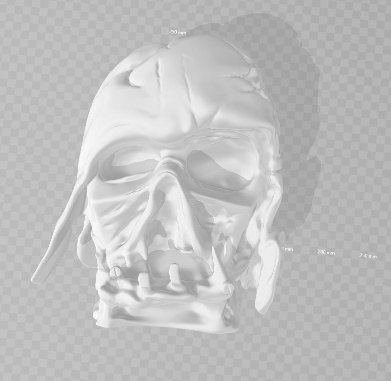 Melted Vader Helmet