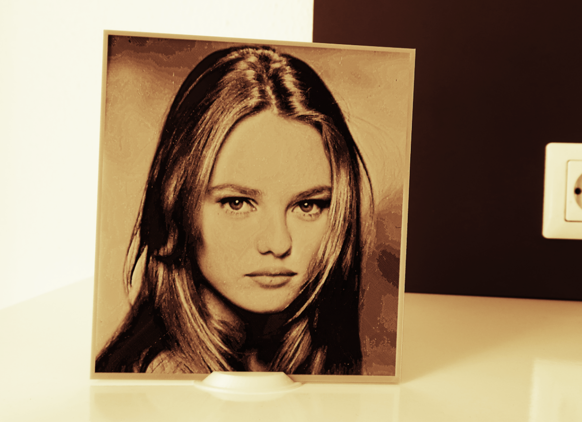 Vanessa Paradis Dibujo 3D