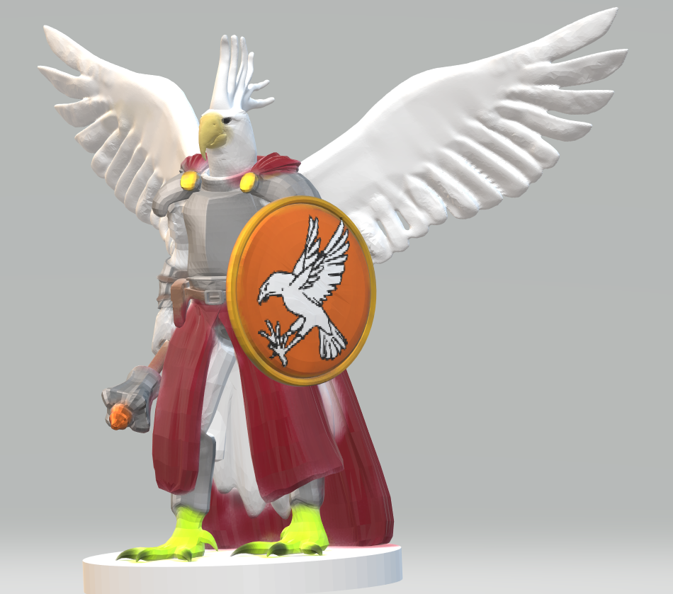 kocratuura Cleric (cockatoo aarakocra)