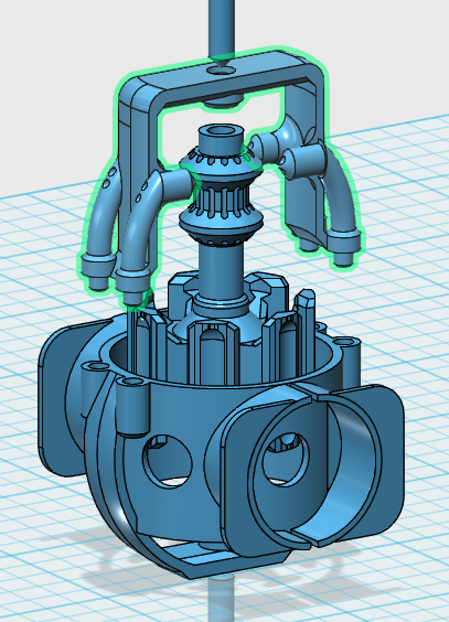 Brushed DC Motor ( clasic with 7 poles )