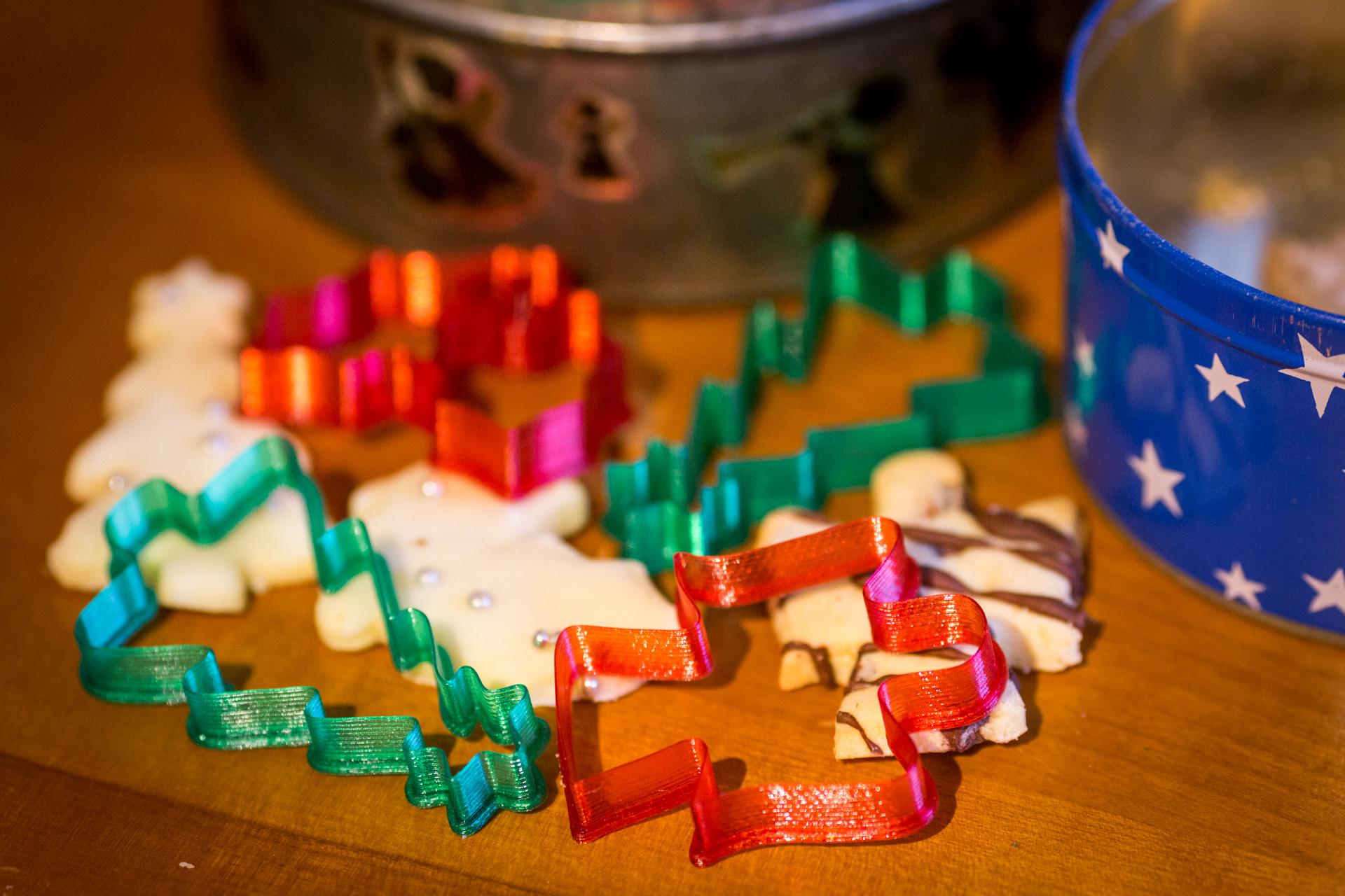 Christmas Cookie Cutters: Christmastree, Holly and Angel