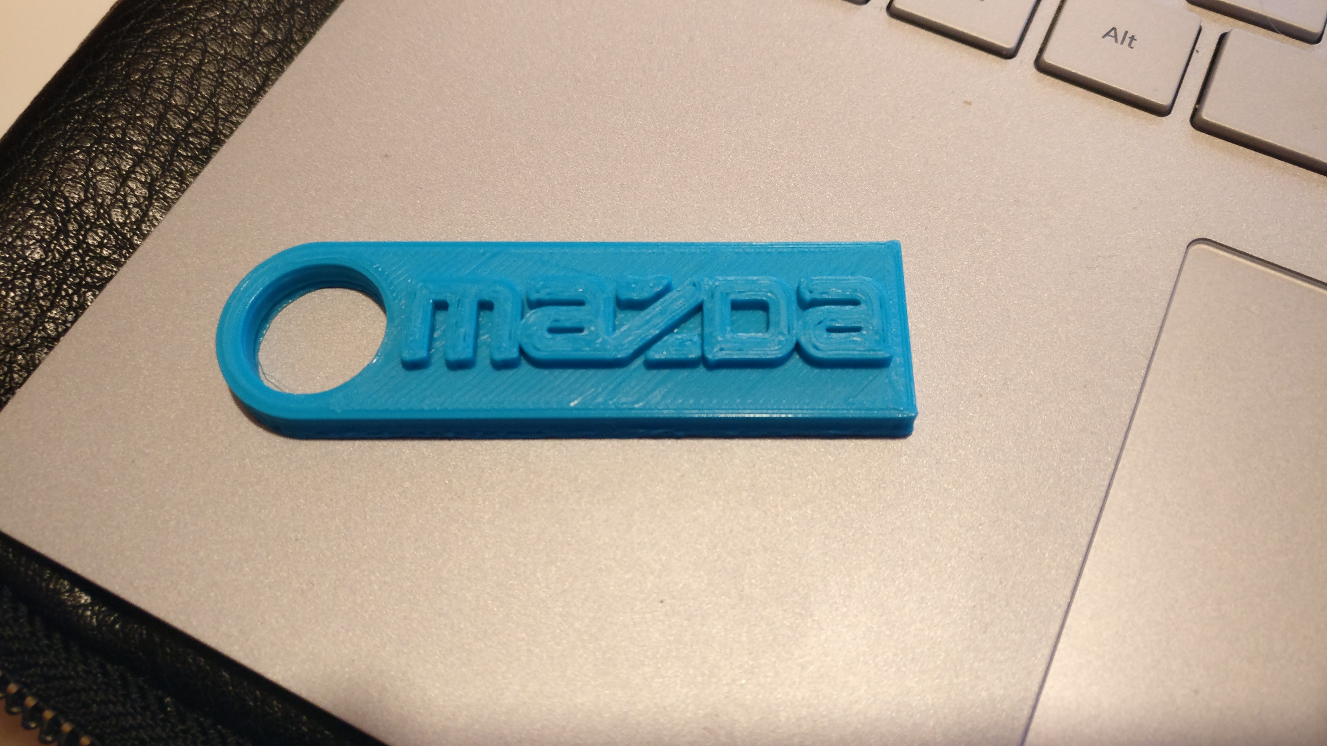 Mazda logo keychain