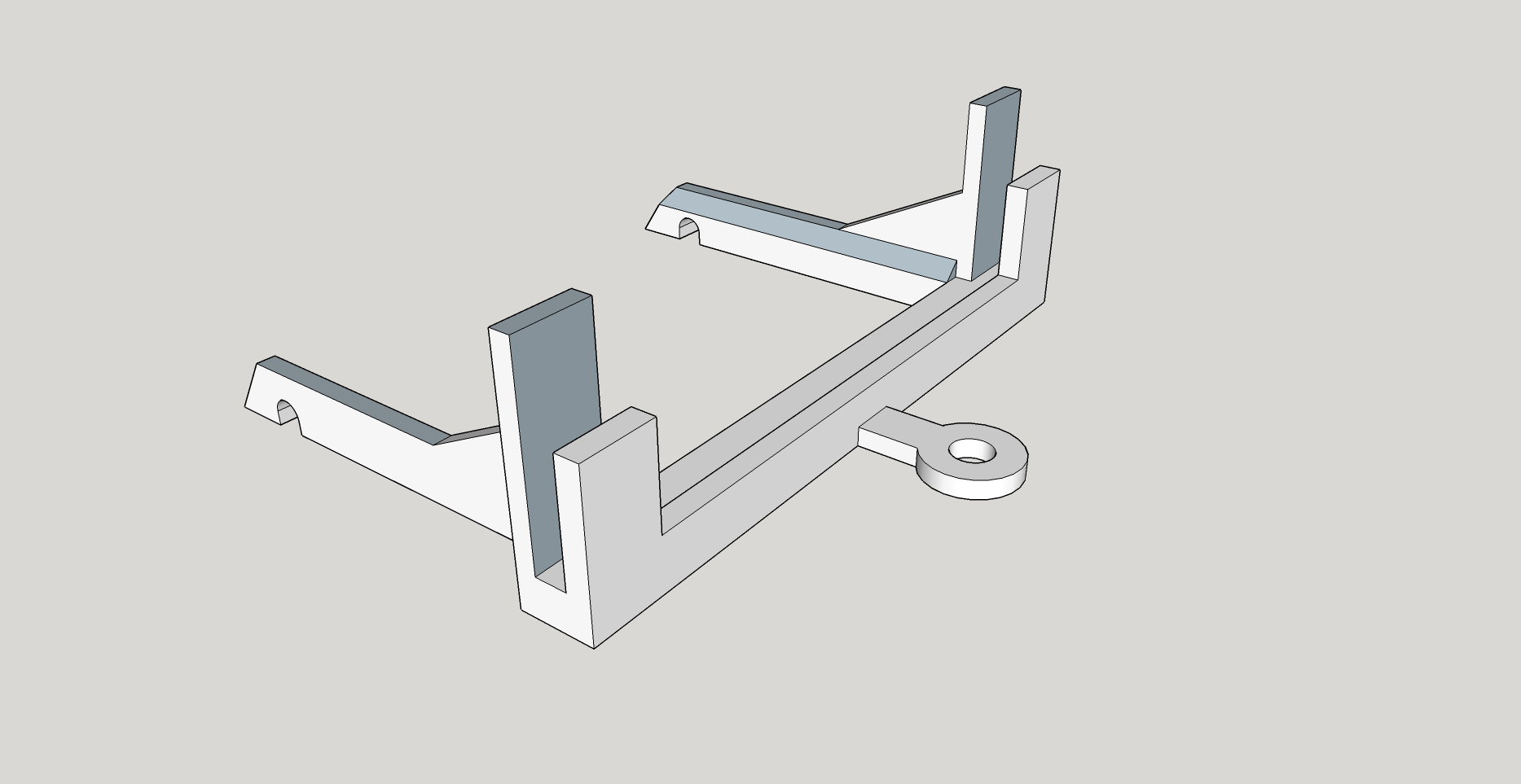 Anet A6 space saving spool holder