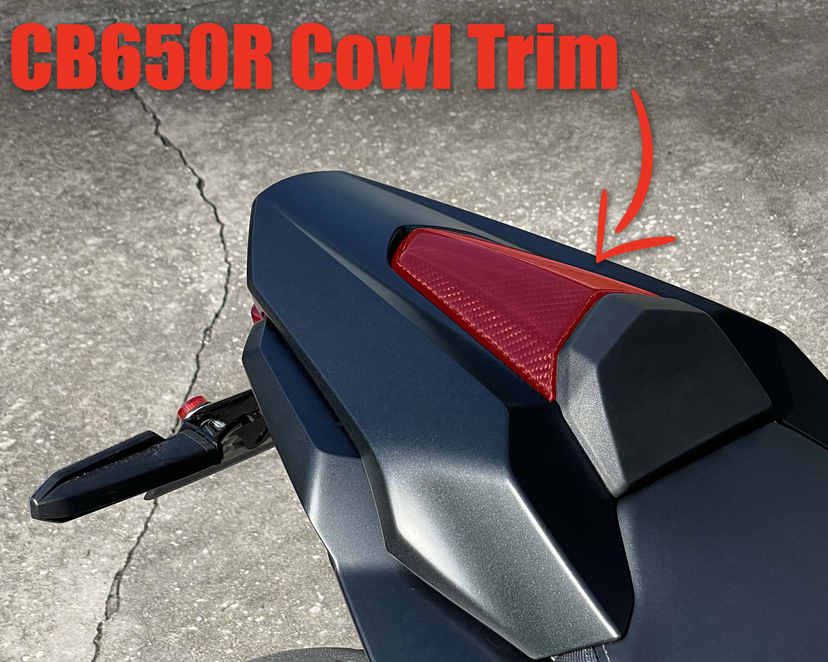 CB650R Rear Cowl Trim Piece