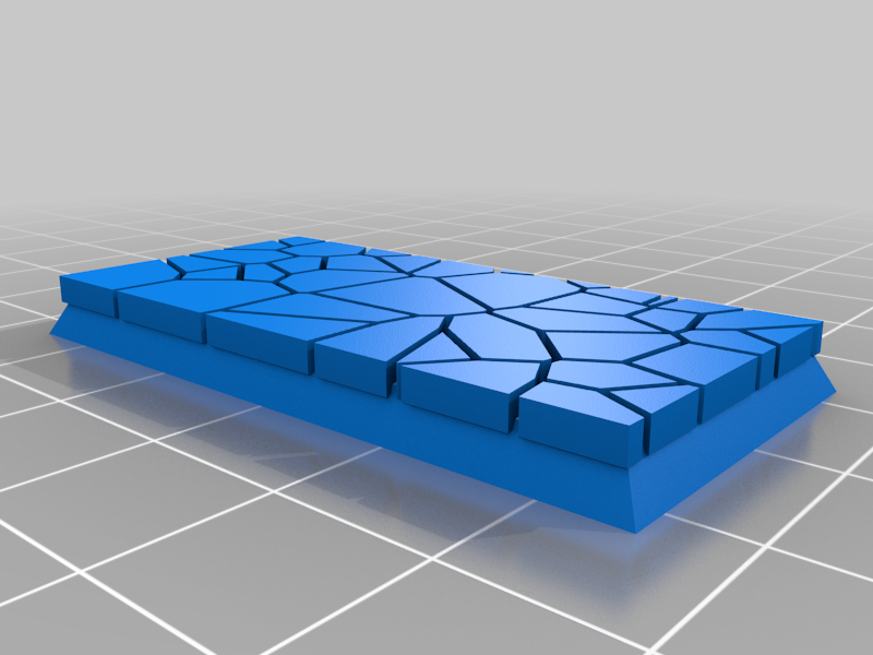 Cracked paving / Lava effect square bases for Dungeon saga, Kingd of war, Warhammer fantasy battle etc