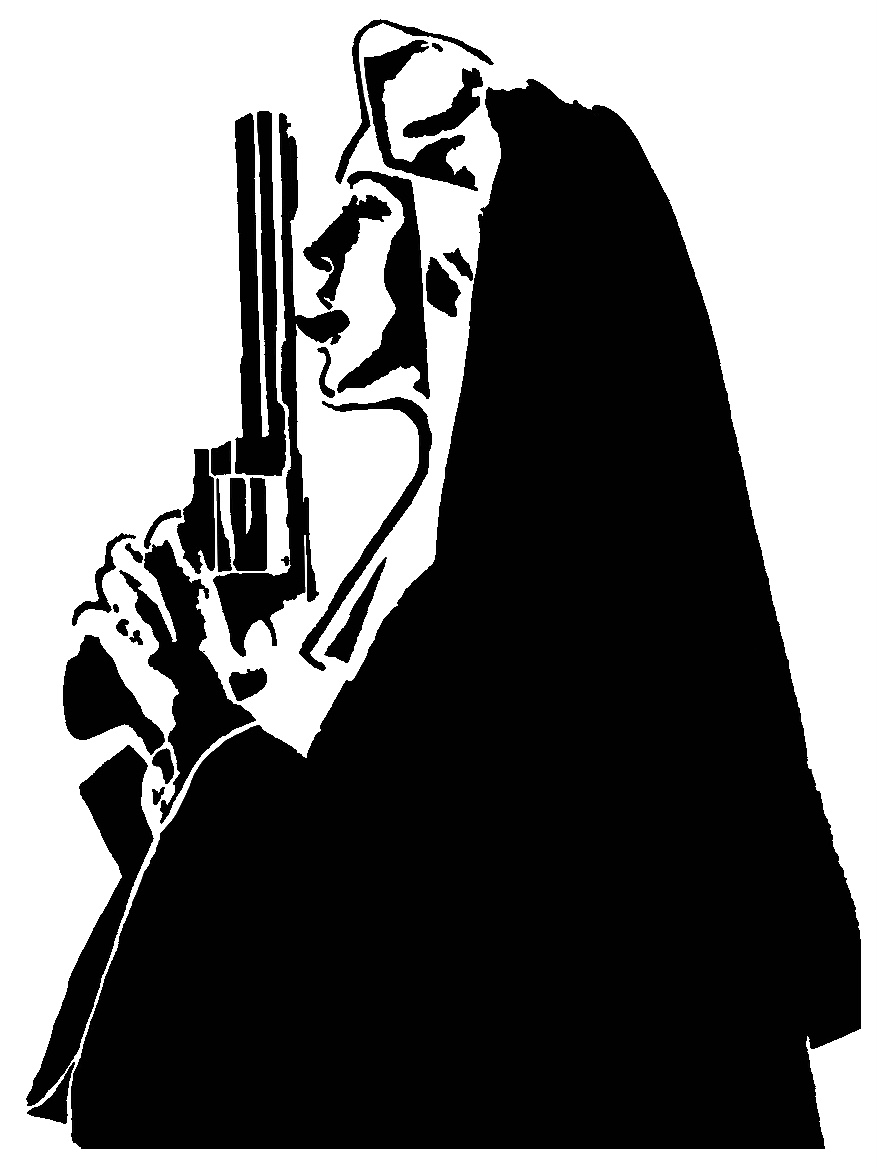 Nun stencil 2