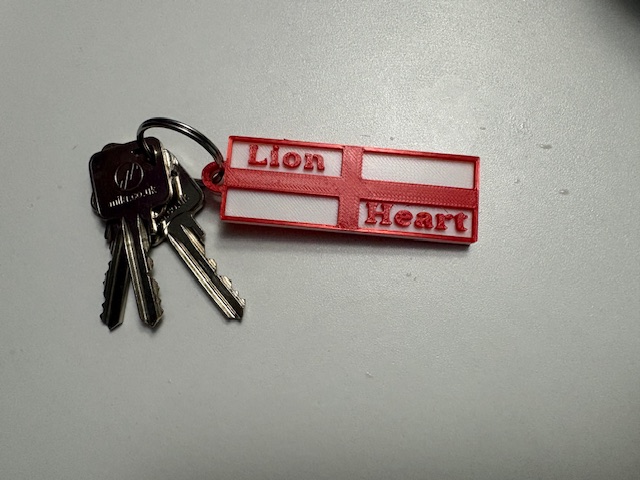 England Key Ring
