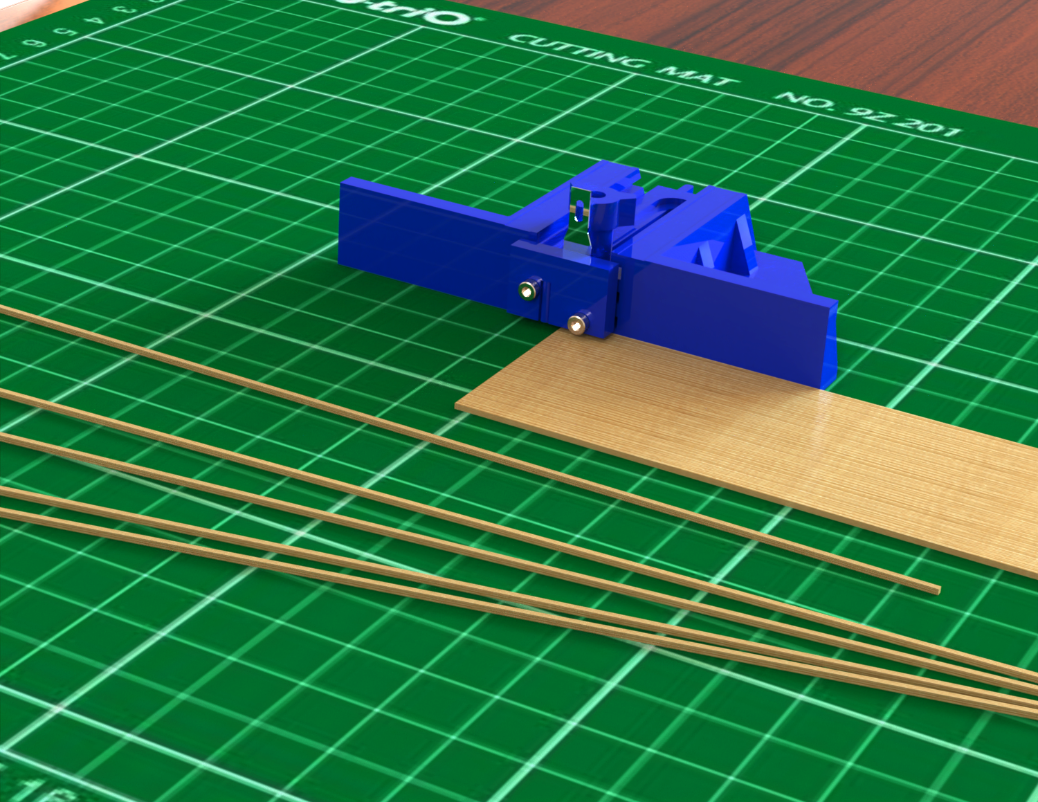 Balsa wood slitter