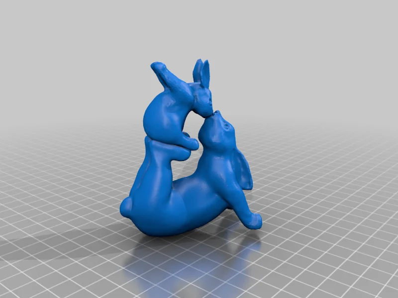 Rabbit mom and bunny baby
