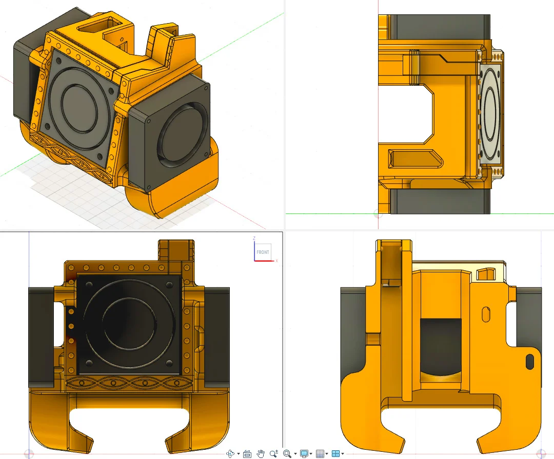 Satsana Remix dual 4010 fan for Ender 3 Pro