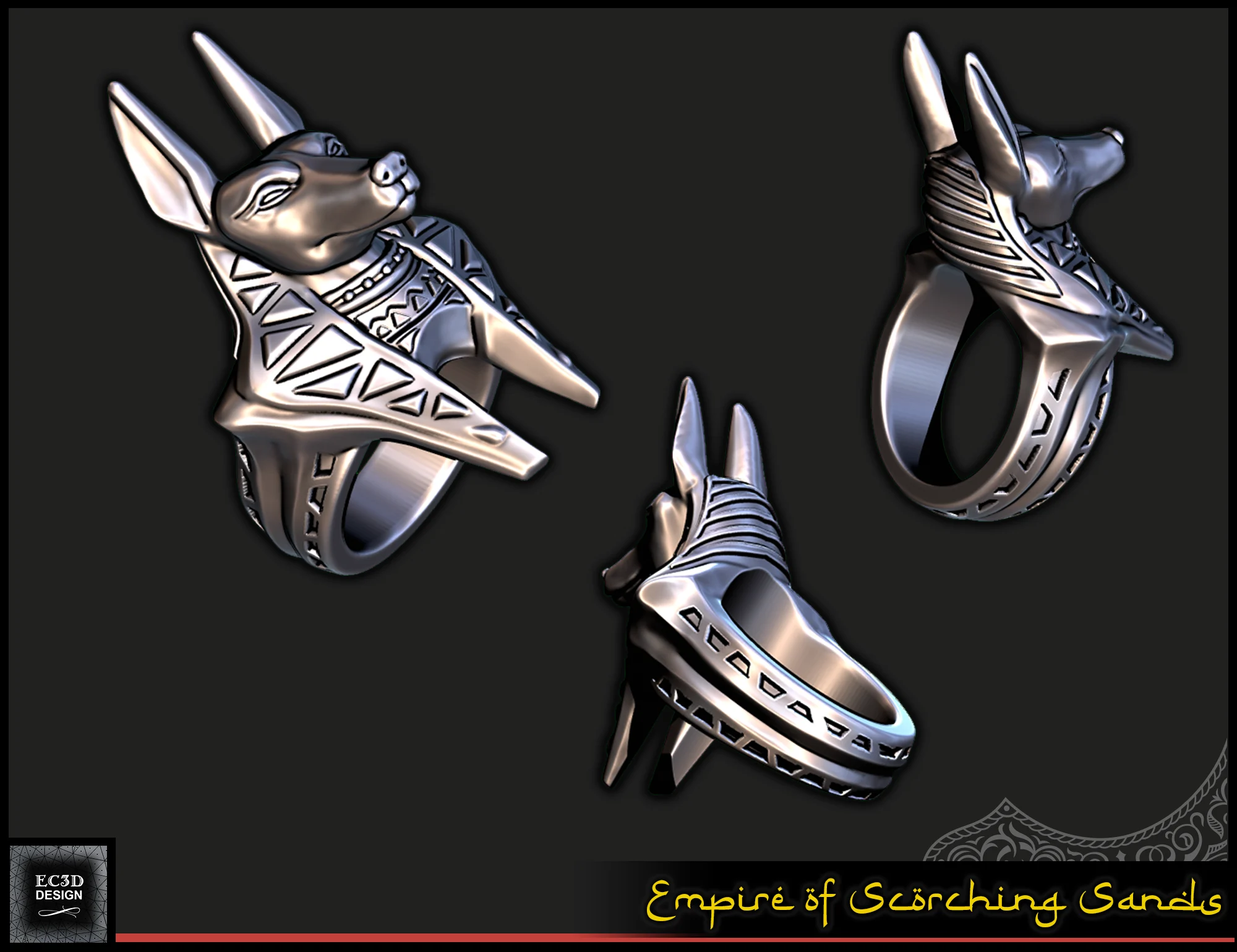 Anubis Ring - RPG Prop