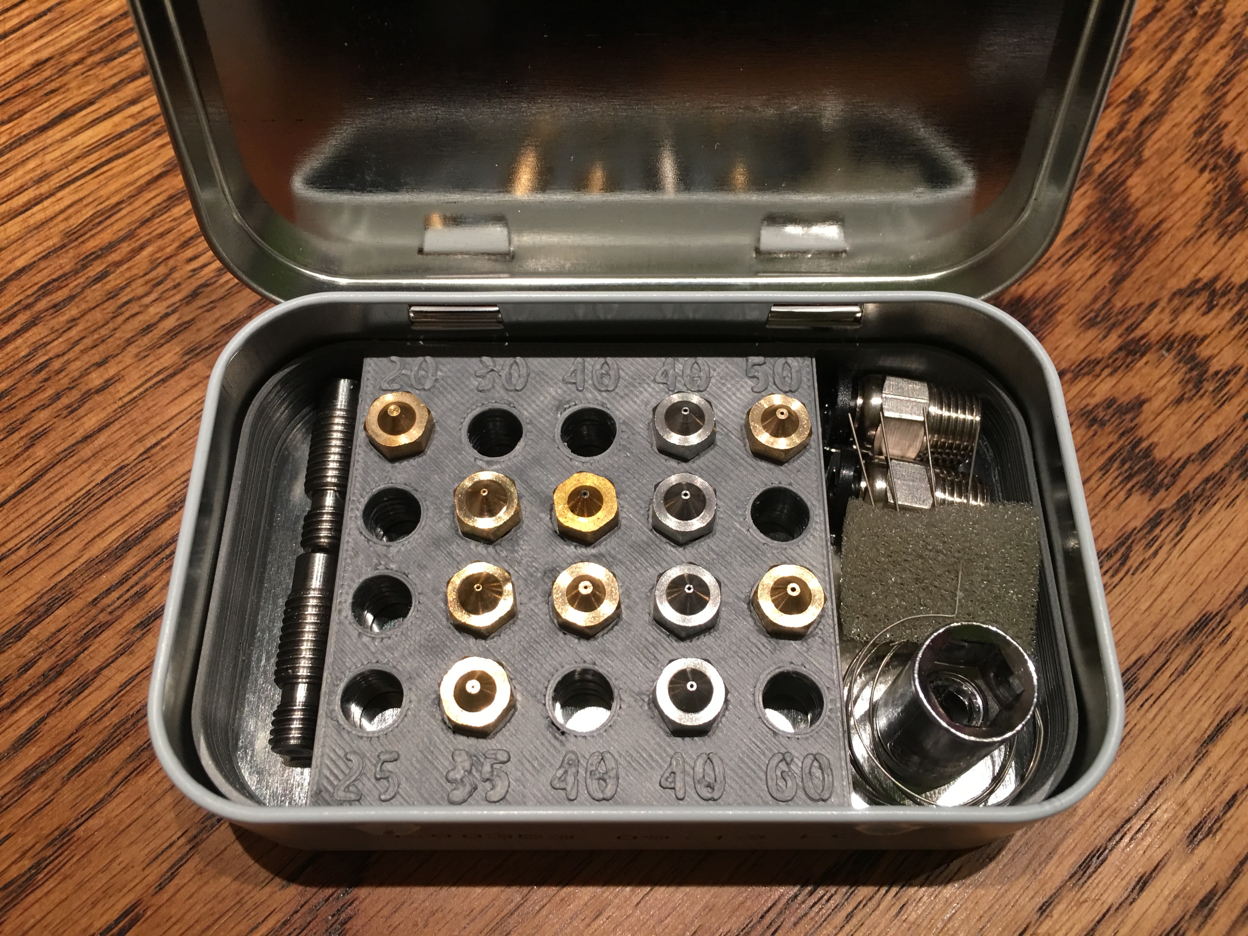 Altoids nozzle toolkit