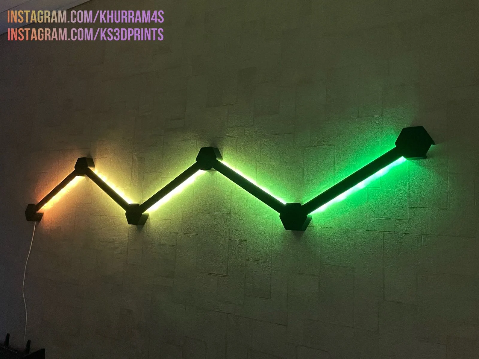 Hexa Line Lamp