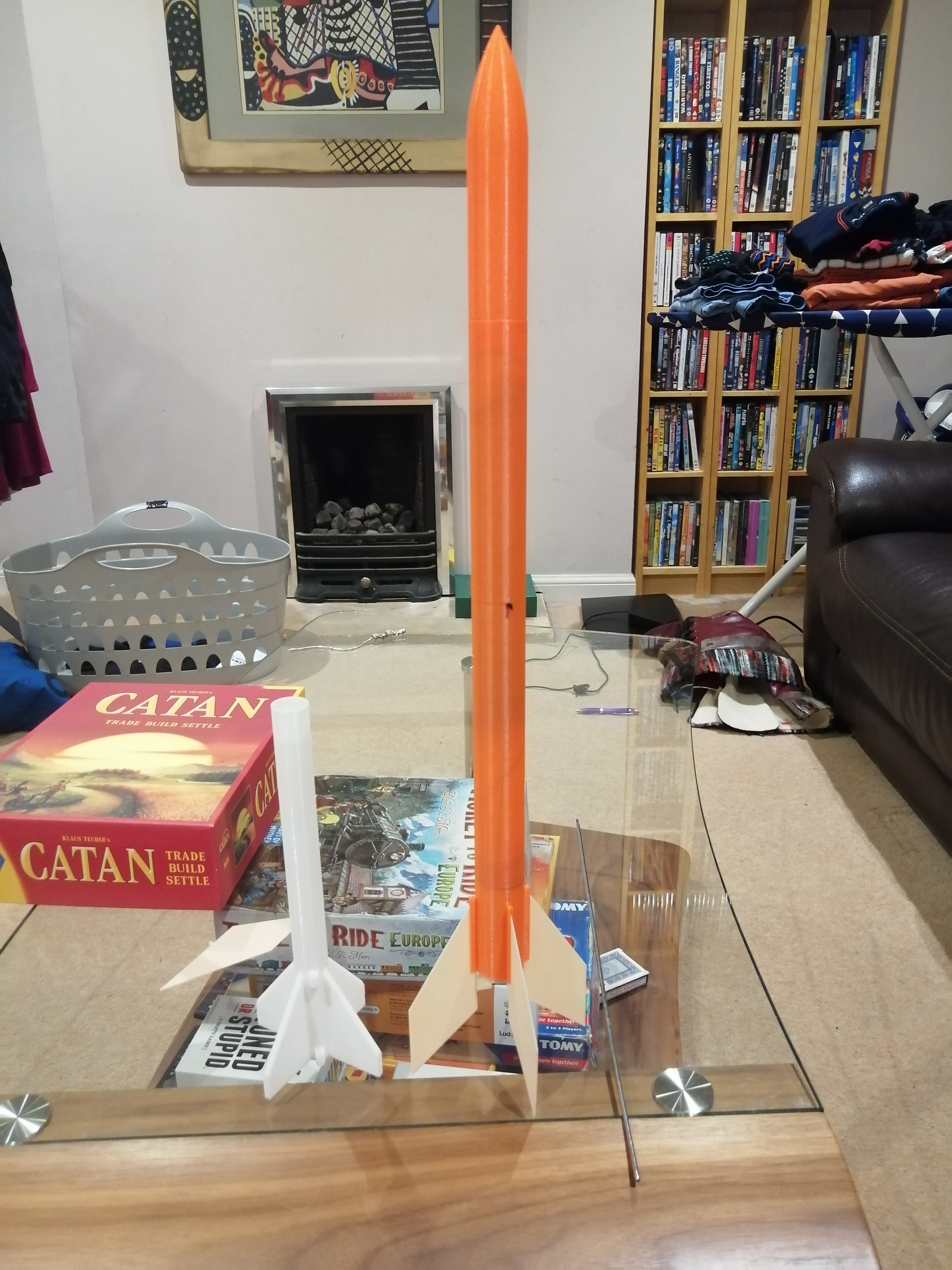 3D Printable Rocket B - D class (Large Hot Dog)