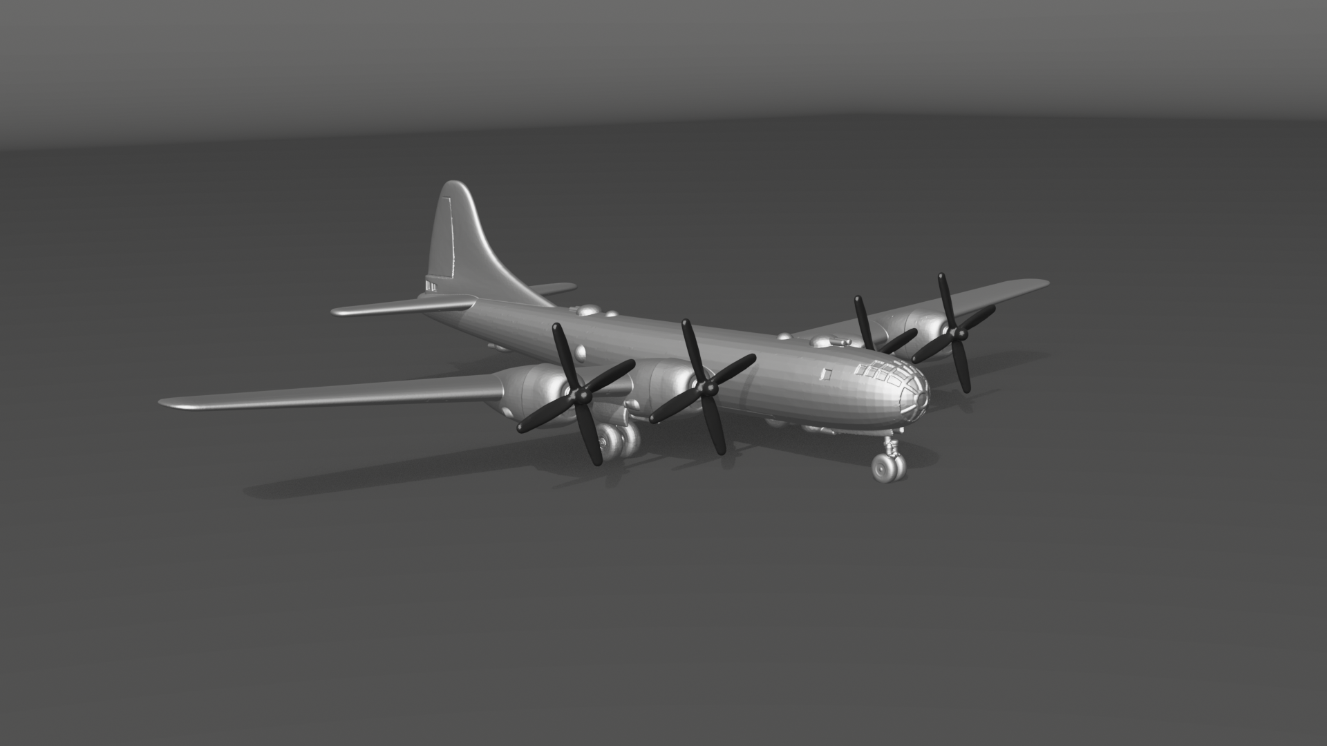 Boeing B-29 Superfortress - scale 1:700