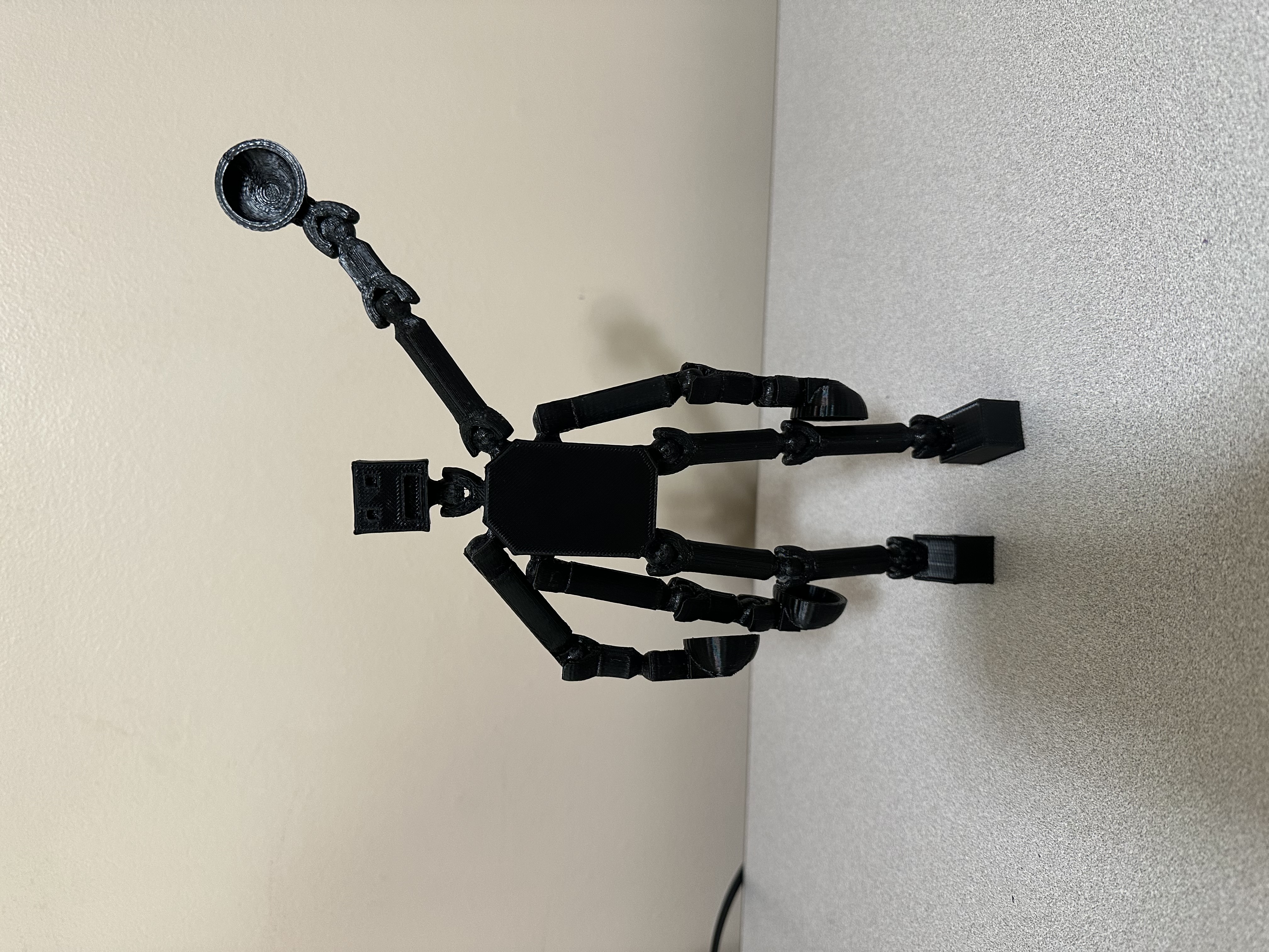 Blocky Guy: Posable figure (four armed)