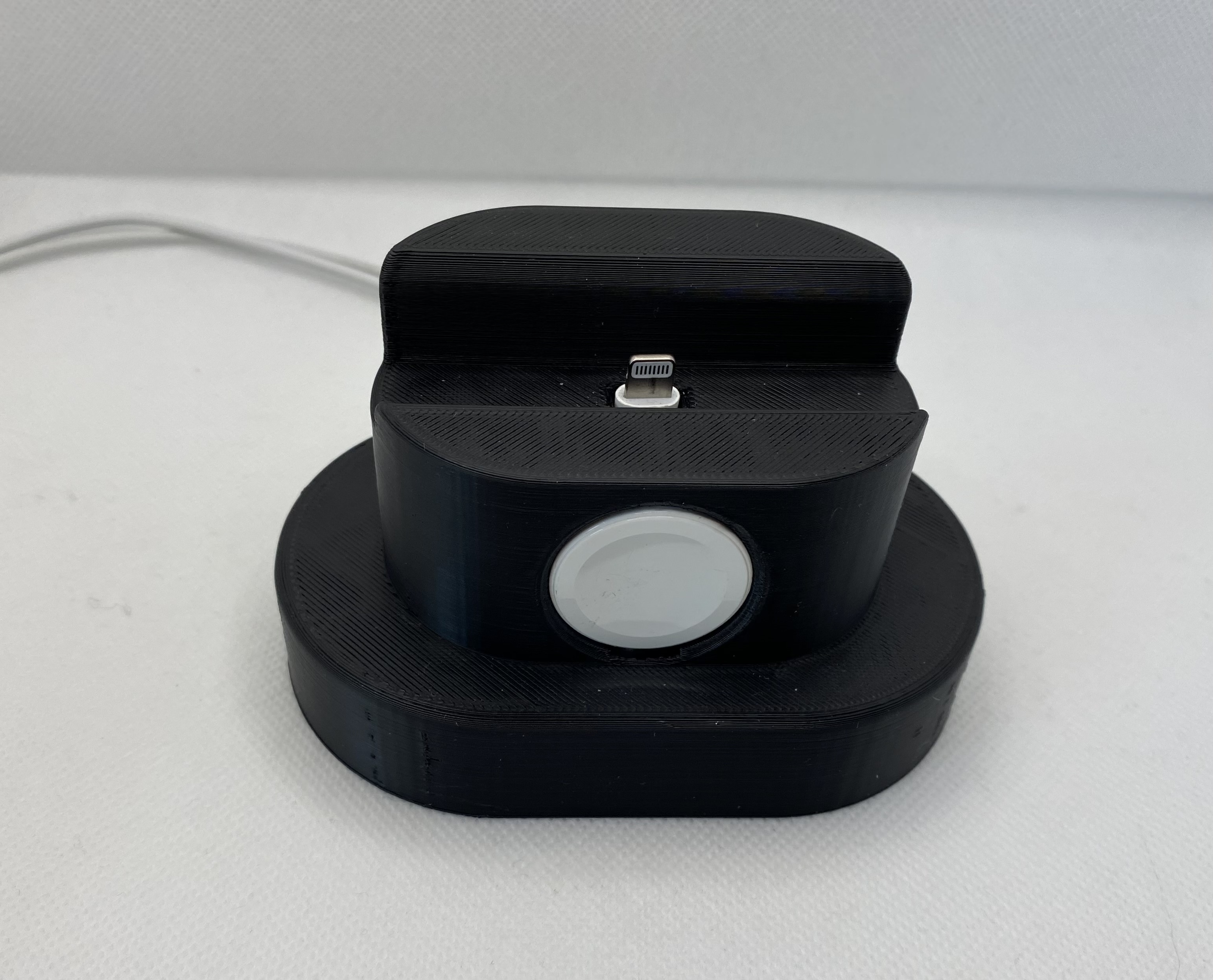 3D-druckbare Handy- und Apple Watch-Ladestation; STL-Datei