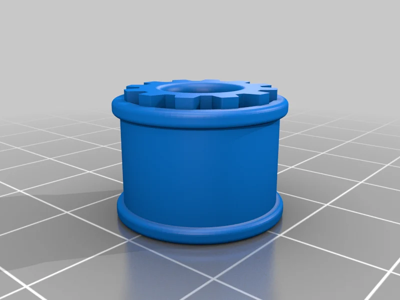 D16 Ear stretcher/gauge with a gear model