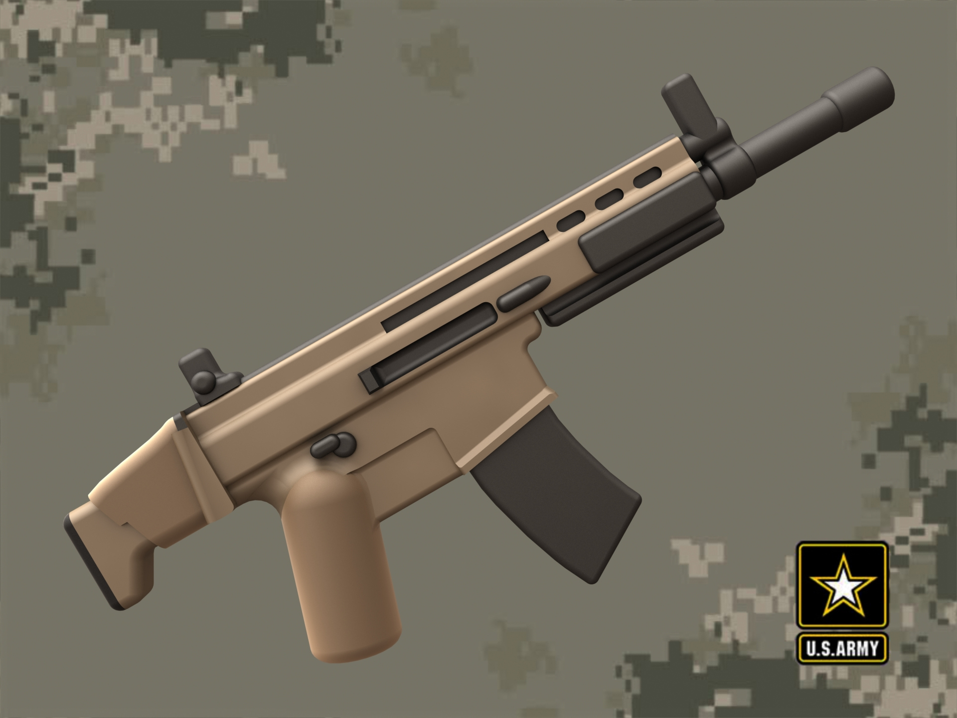 SCAR-L for Lego Minifigures