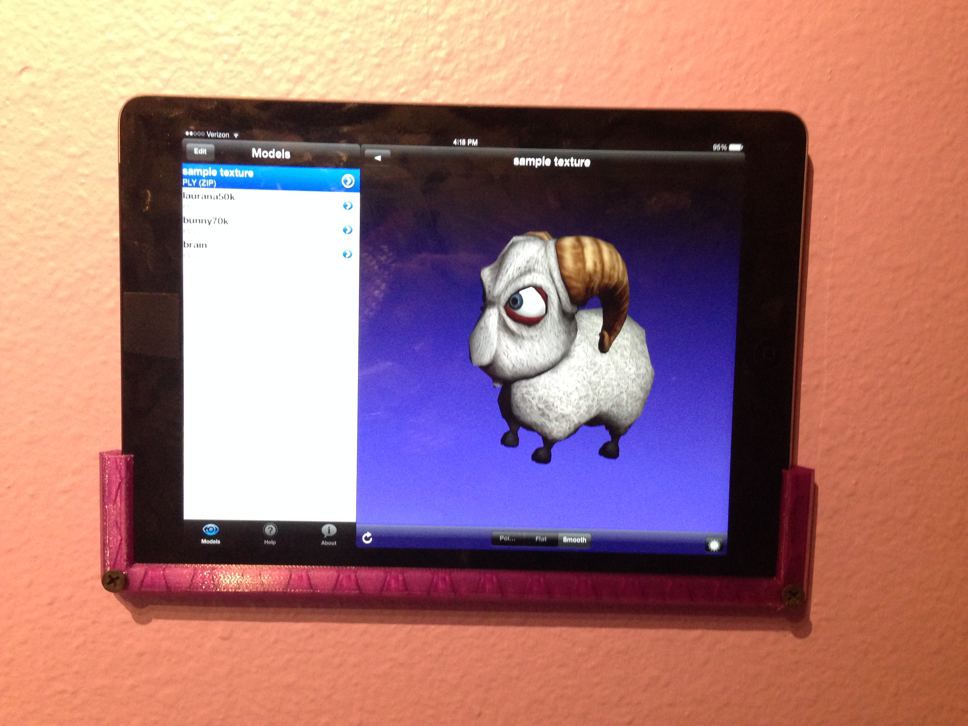 iPad Wall Mount (parametric)