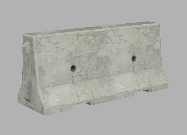 Cement Barrier Prop