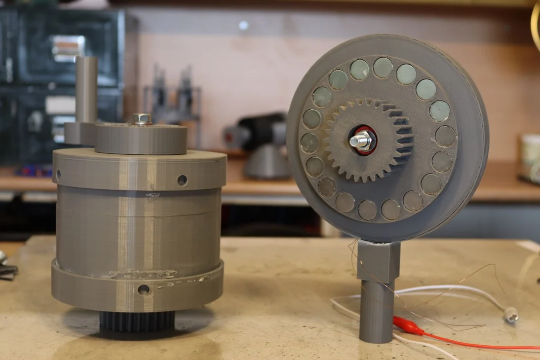 Simple Adaptable Axial Flux Generator