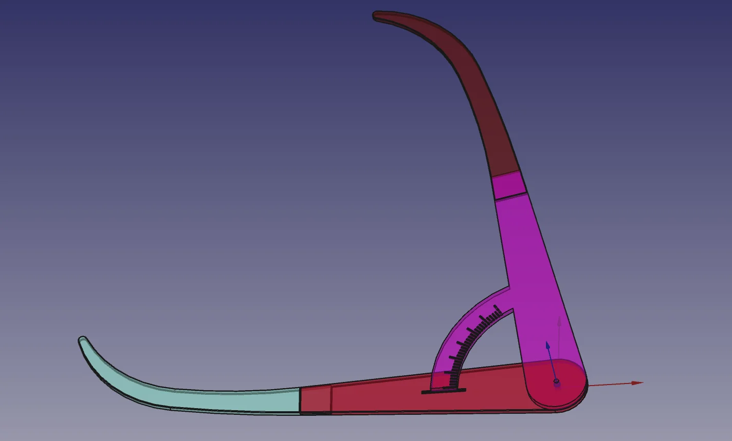 cosplay calliper with scale