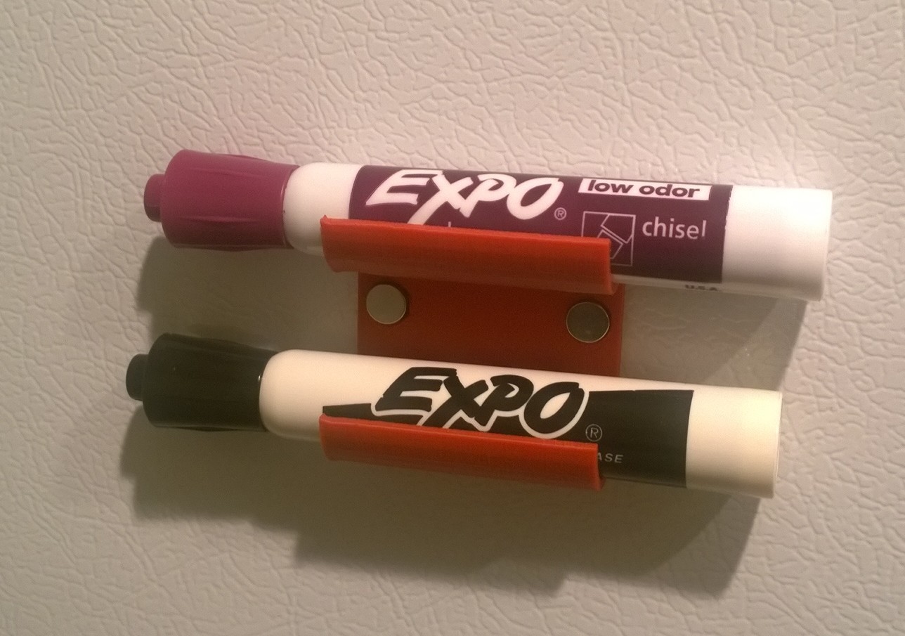 Marker holder for Dry Erase board