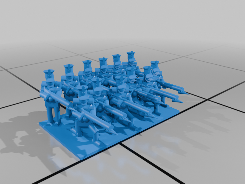 3MM OR 6MM FRENCH LINE INFANTERY