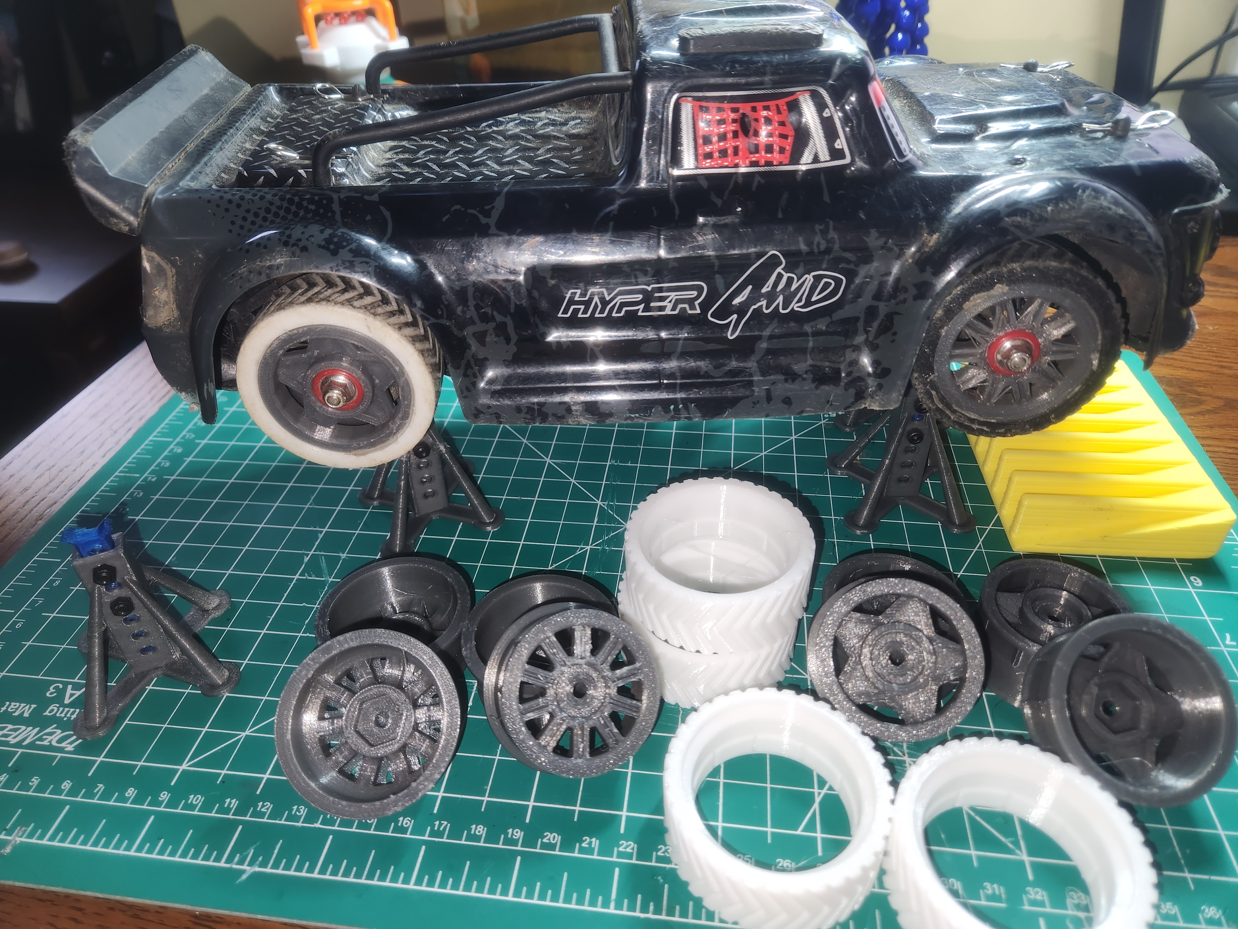 Hypergo MJX Wheels and Tires 1/14 - Borbet Type A