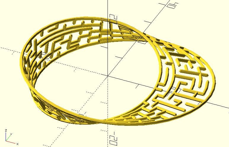 Mobius maze