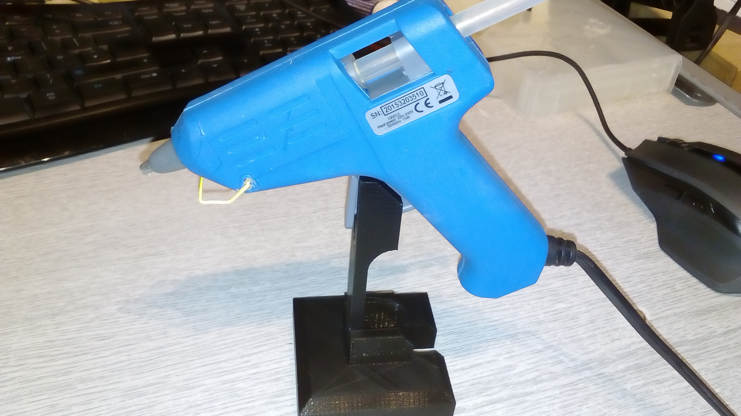 Glue gun stand - mini glue gun