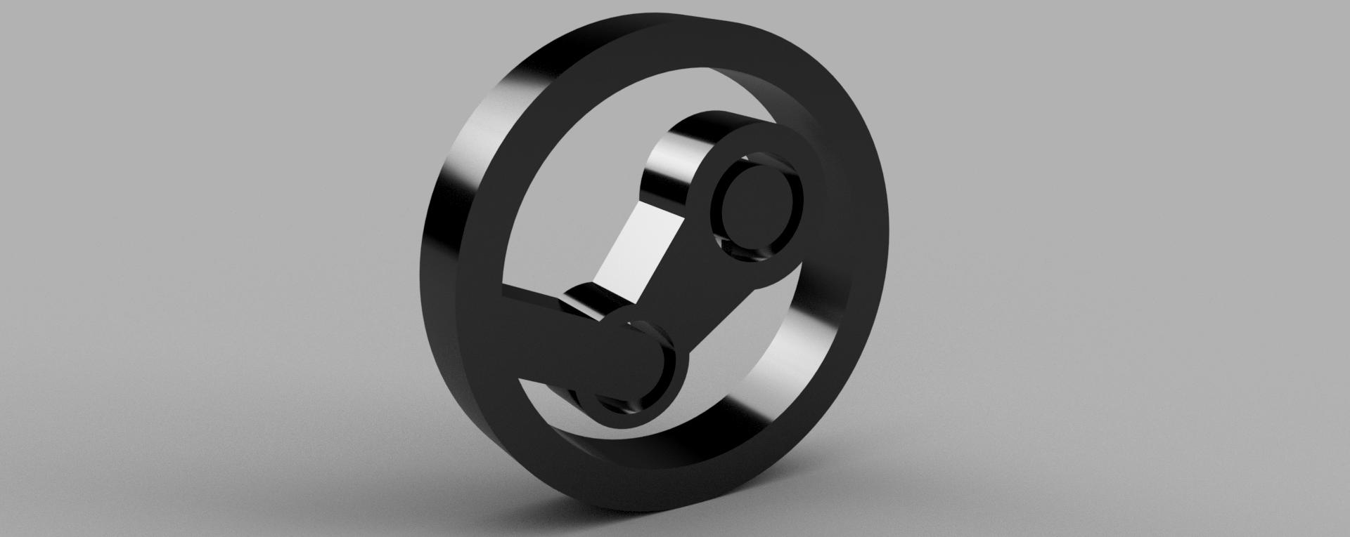 'Steam' 3D Printable Logo