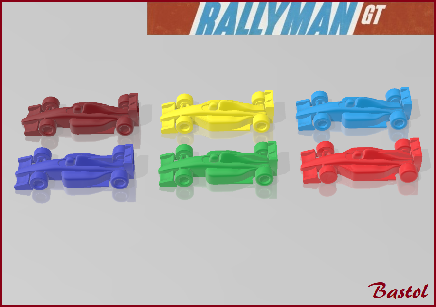 6 Differents Formula 1 Models
