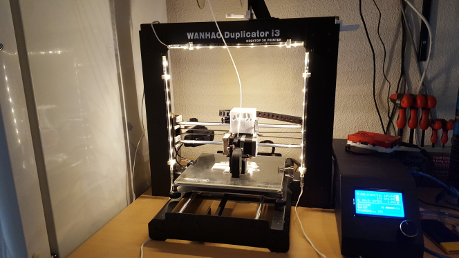 Duplicator i3 Ikea Dioder LED clip
