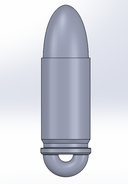 9mm Bullet Cross-Section Jewelry
