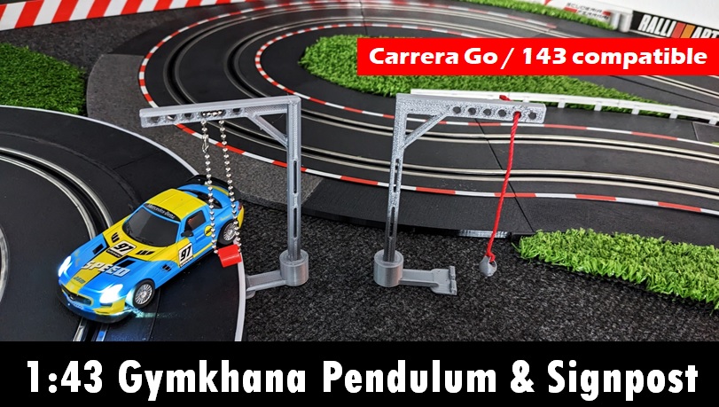Carrera GO / 143 Gymkhana Pendulum & Signpost