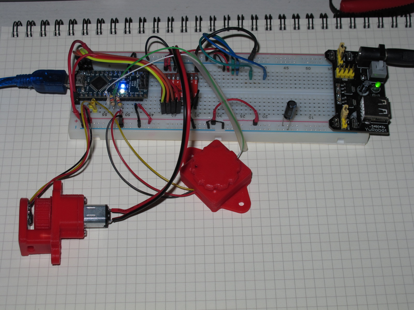 AS5600 magnetic sensor dial