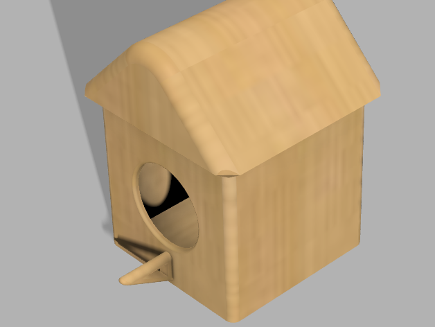 Vogelhaus / bird house without support