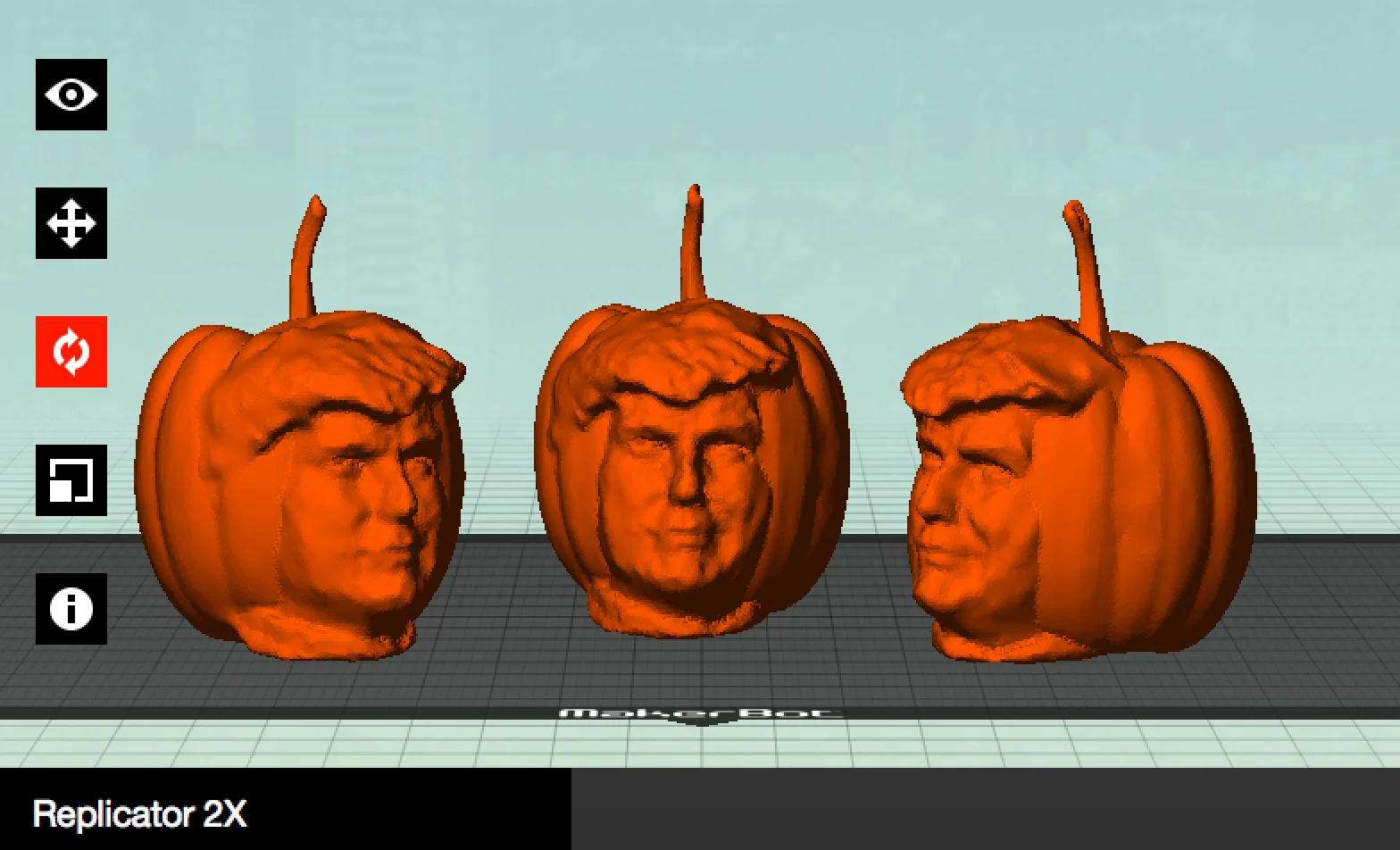 Pumpkin Trumpkin Halloween Scary