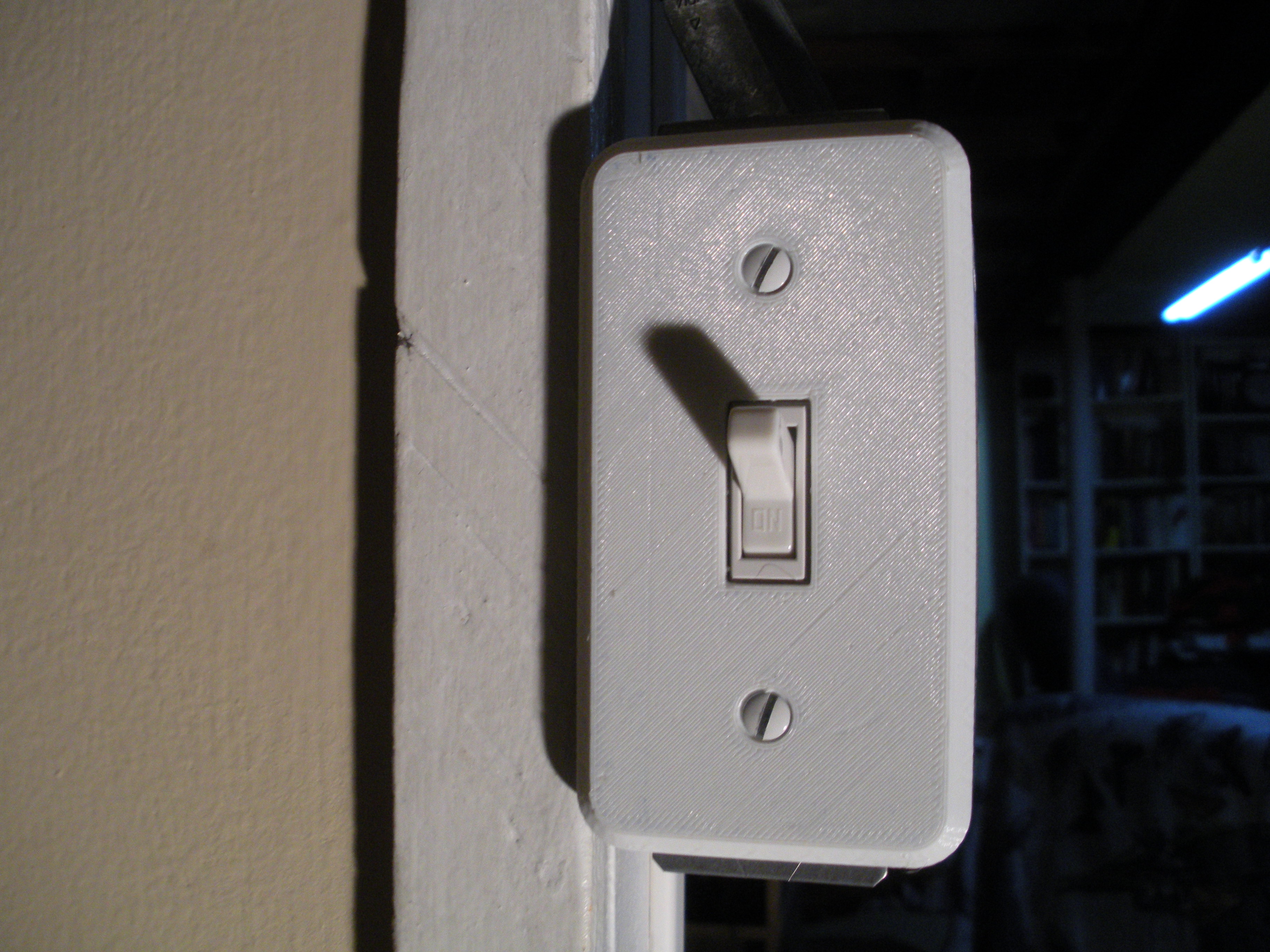 Switch cover - for surface-mounted box