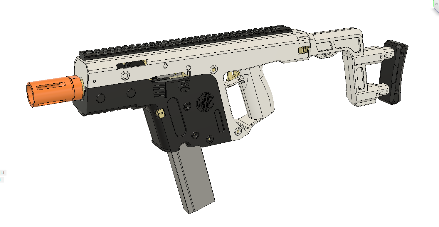 Nerf Kriss Vector
