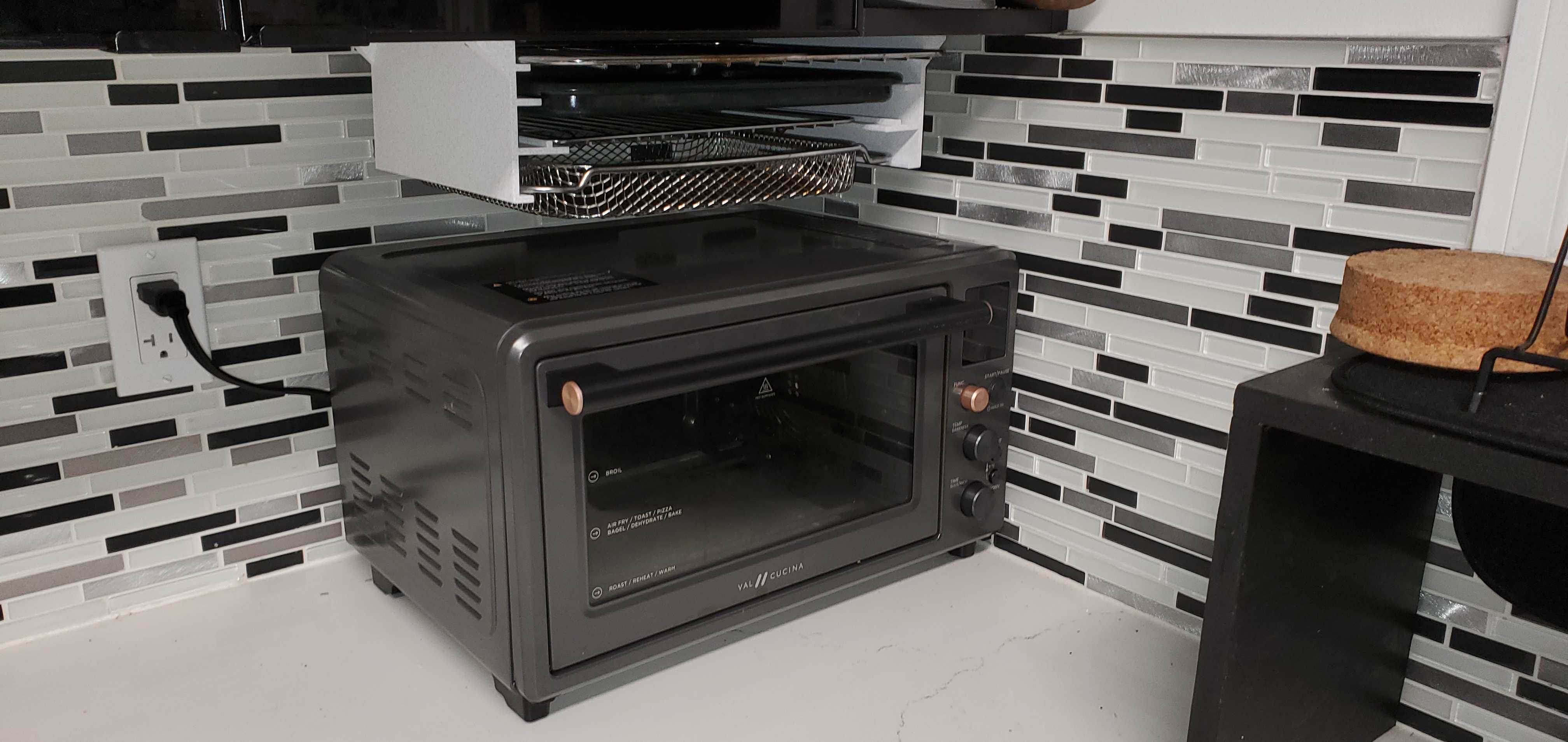 Undercabinet Shelf for Pans/Racks Val Cucina Air Fry/Toaster Oven