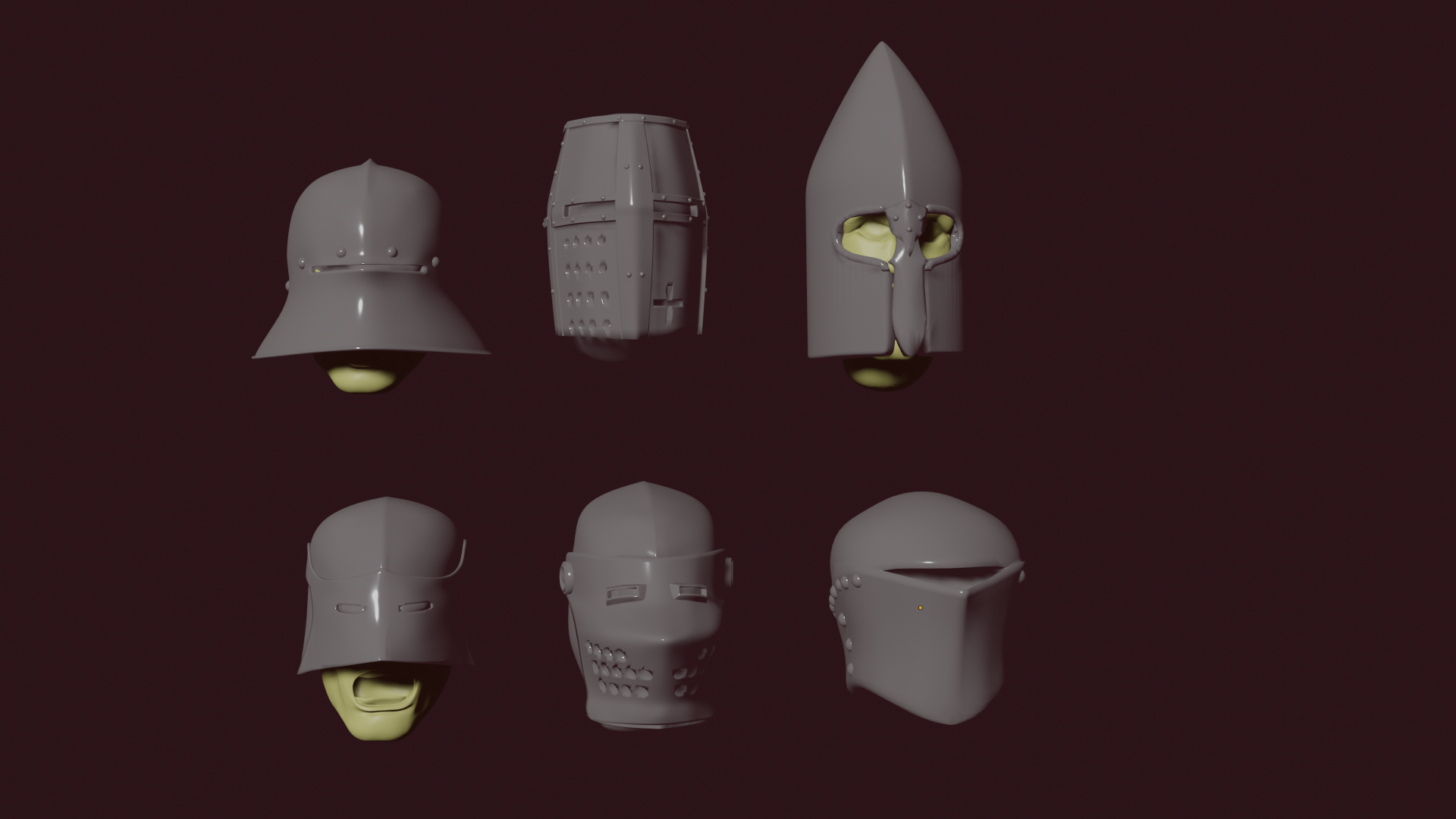 Medieval Helmet Pack