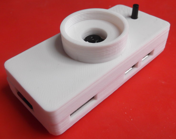Pi ZeroW case with screws and CS mount