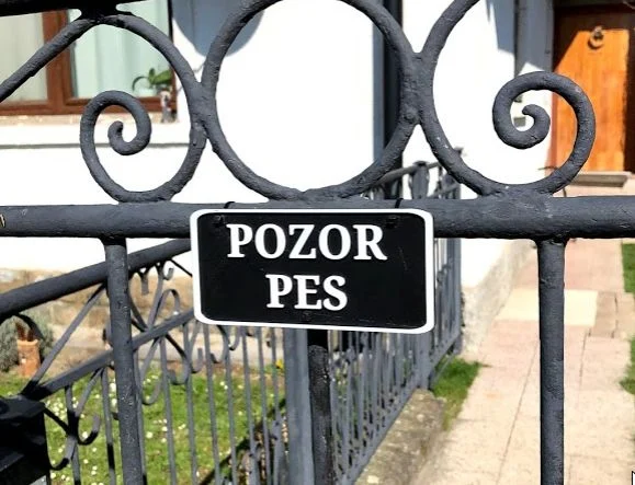 Pozor Pes - Beware of the Dog - Slovak