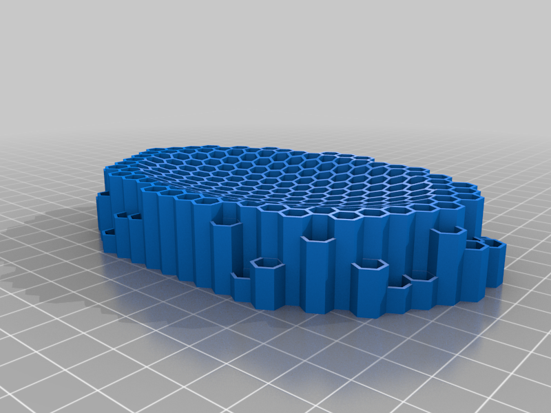 Soap dish honeycomb pattern (with water drainer)
