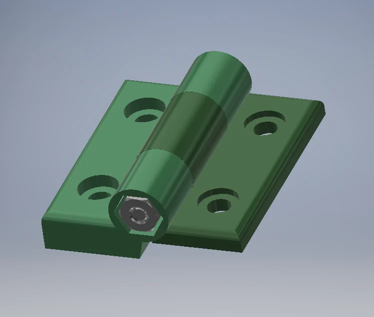 Plexiglass hinge v2