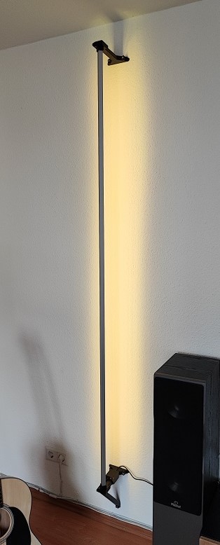 WLED Aluminium Alu Profil E45 LED Lampe Wohnzimmer