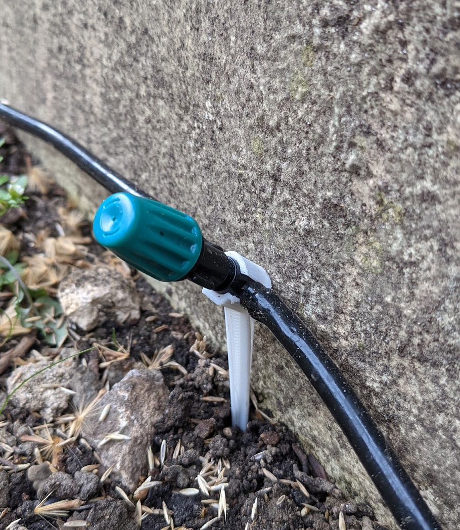 Irrigation System Angled Holder